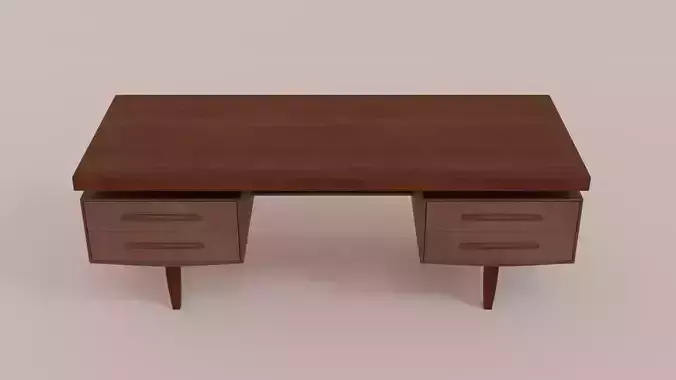 1970s Antique Wooden Desk