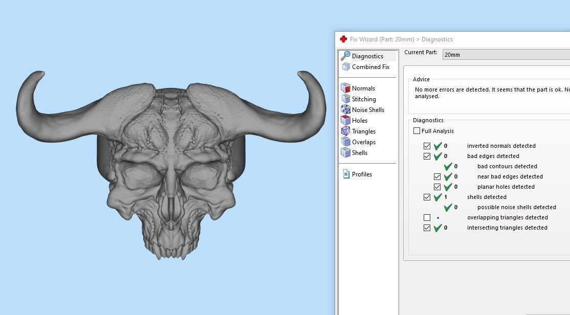 Demon Skull Ring STL 3D print model_8