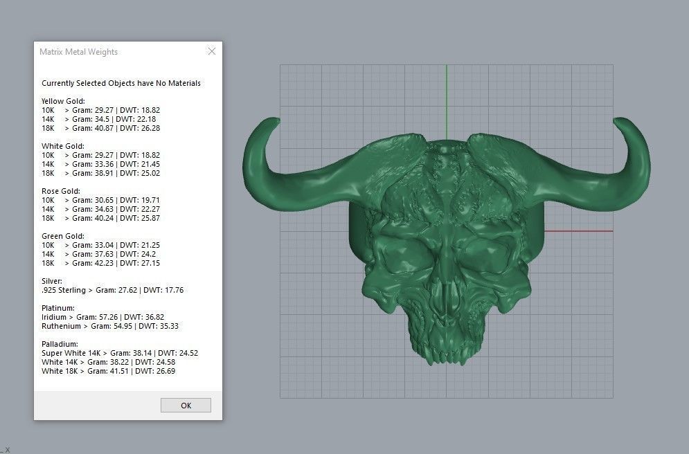 Demon Skull Ring STL 3D print model_6
