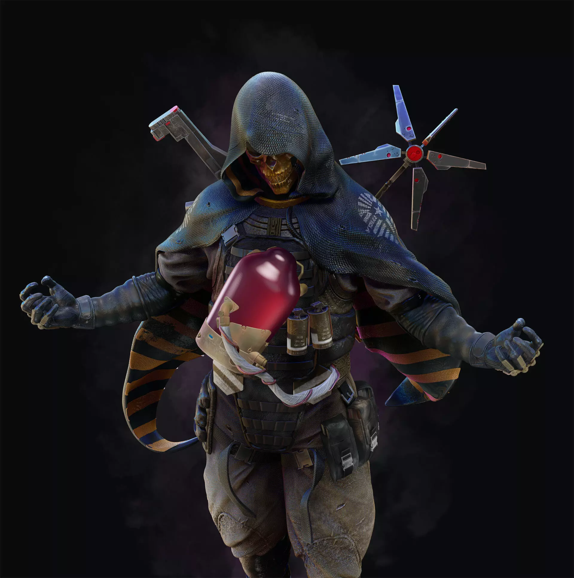 Higgs Monaghan - Death Stranding - High Poly 3D print model_0