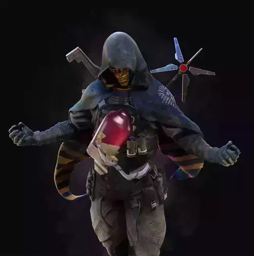 Higgs Monaghan - Death Stranding - High Poly 3D print model