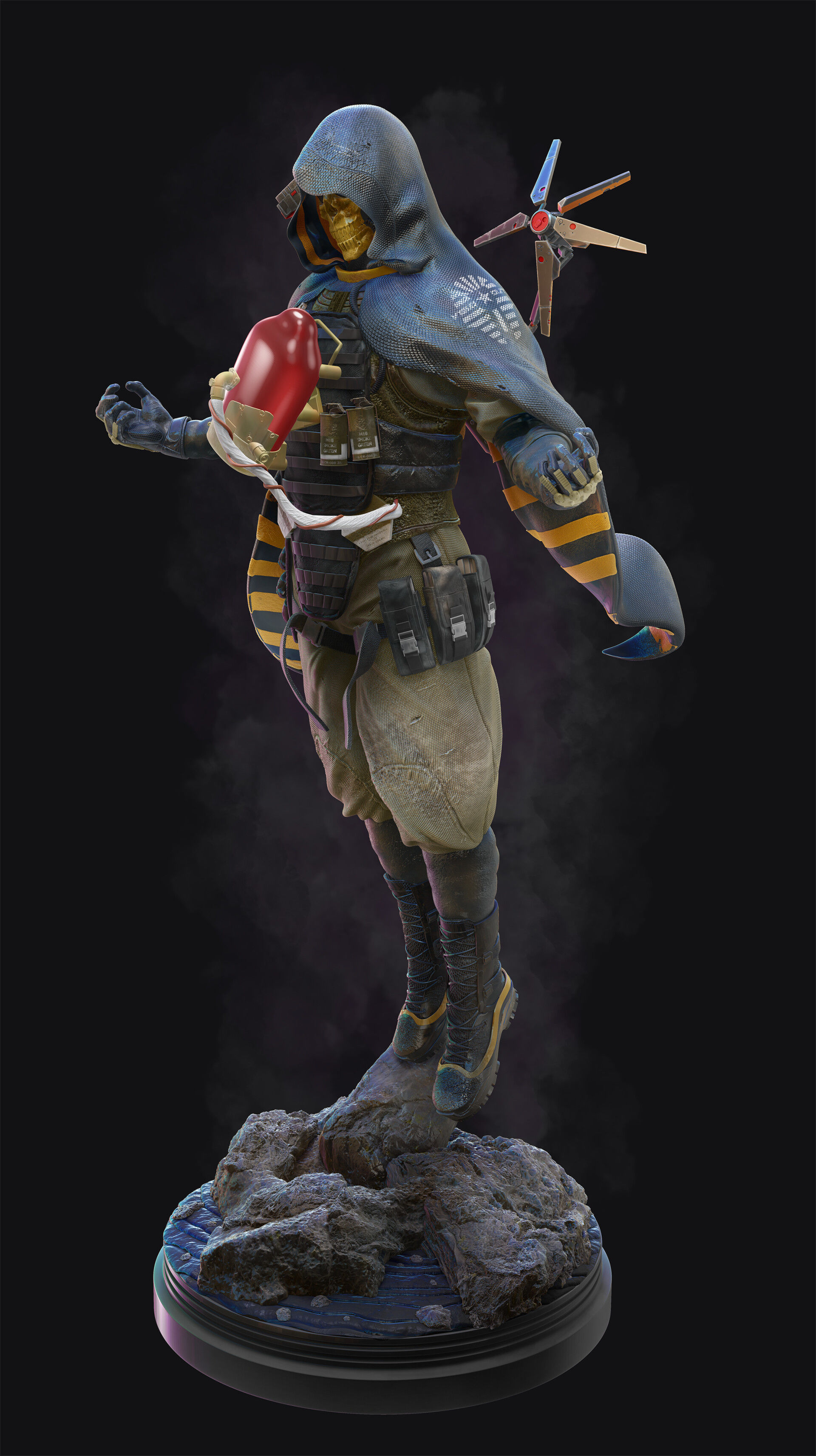 Higgs Monaghan - Death Stranding - High Poly 3D print model_2