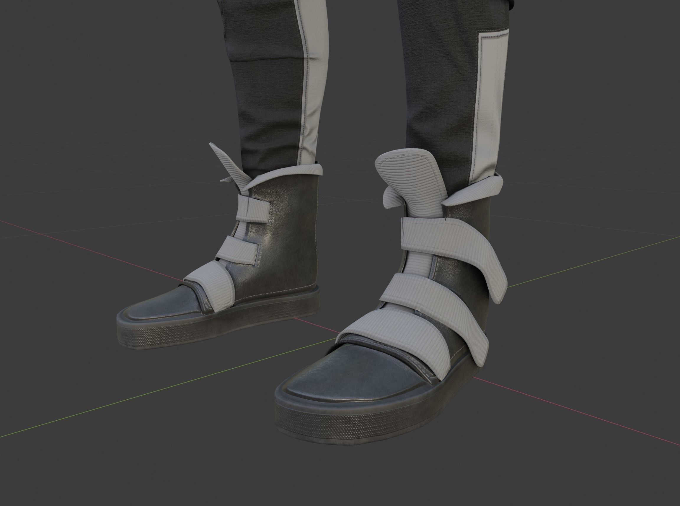 Clothes outfit 3D model Low-poly 3D model_14