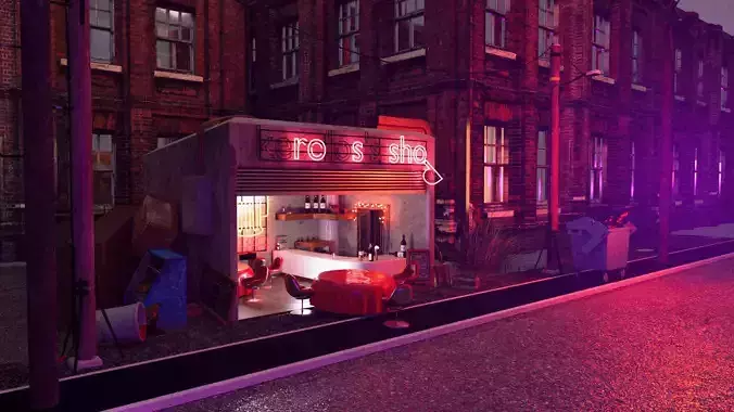 Nigh Street 3D Model