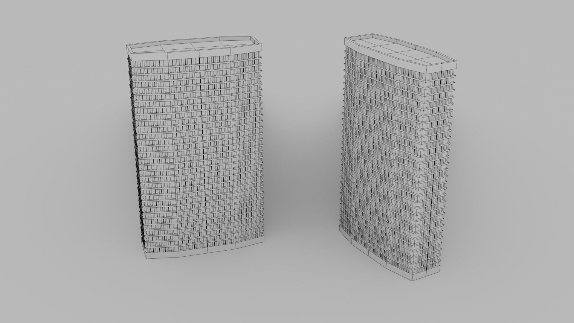 Low Poly Buildings Pack Vol-1 - Game Ready - PBR Low-poly 3D model_10