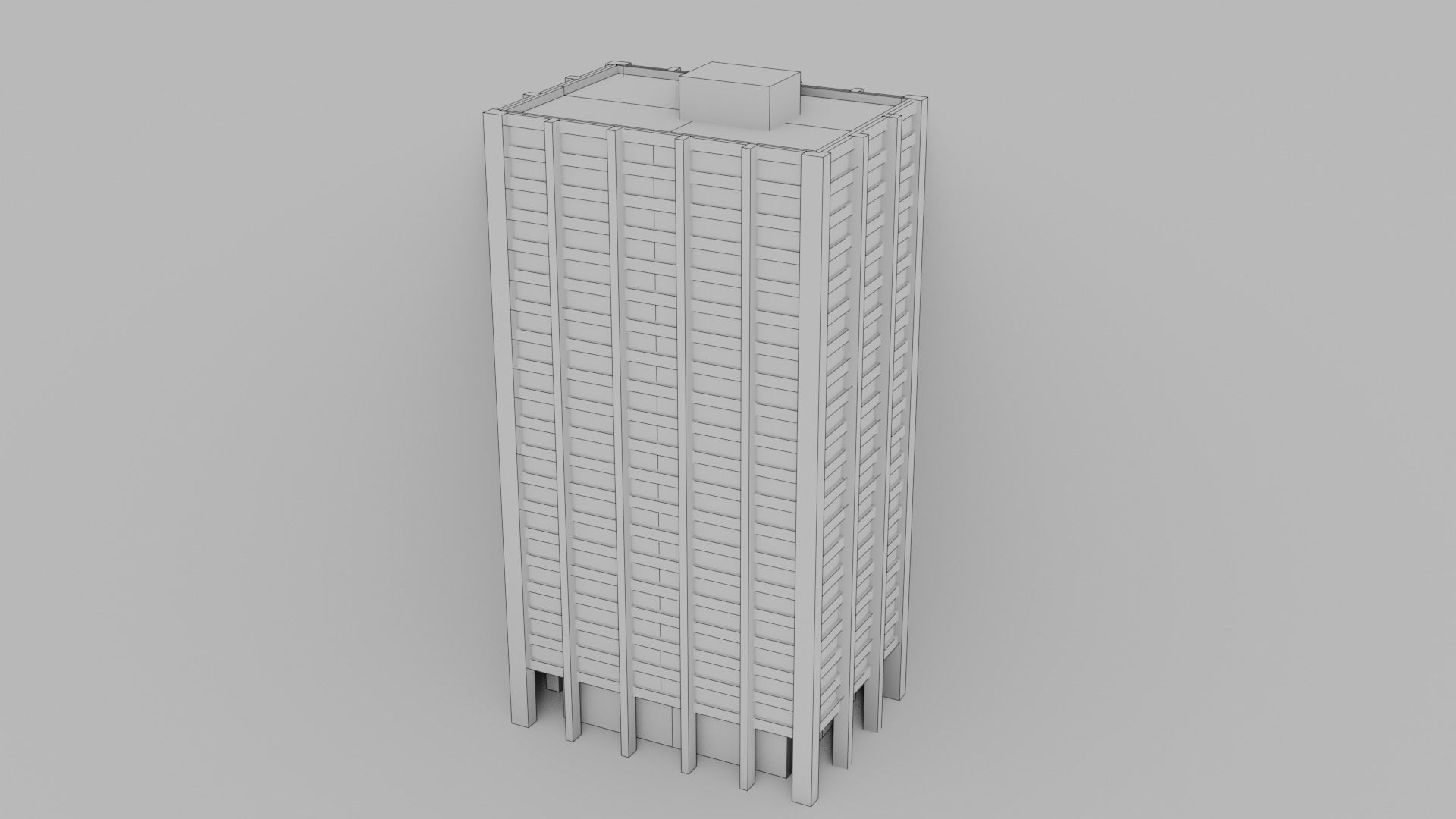 Low Poly Buildings Pack Vol-1 - Game Ready - PBR Low-poly 3D model_14