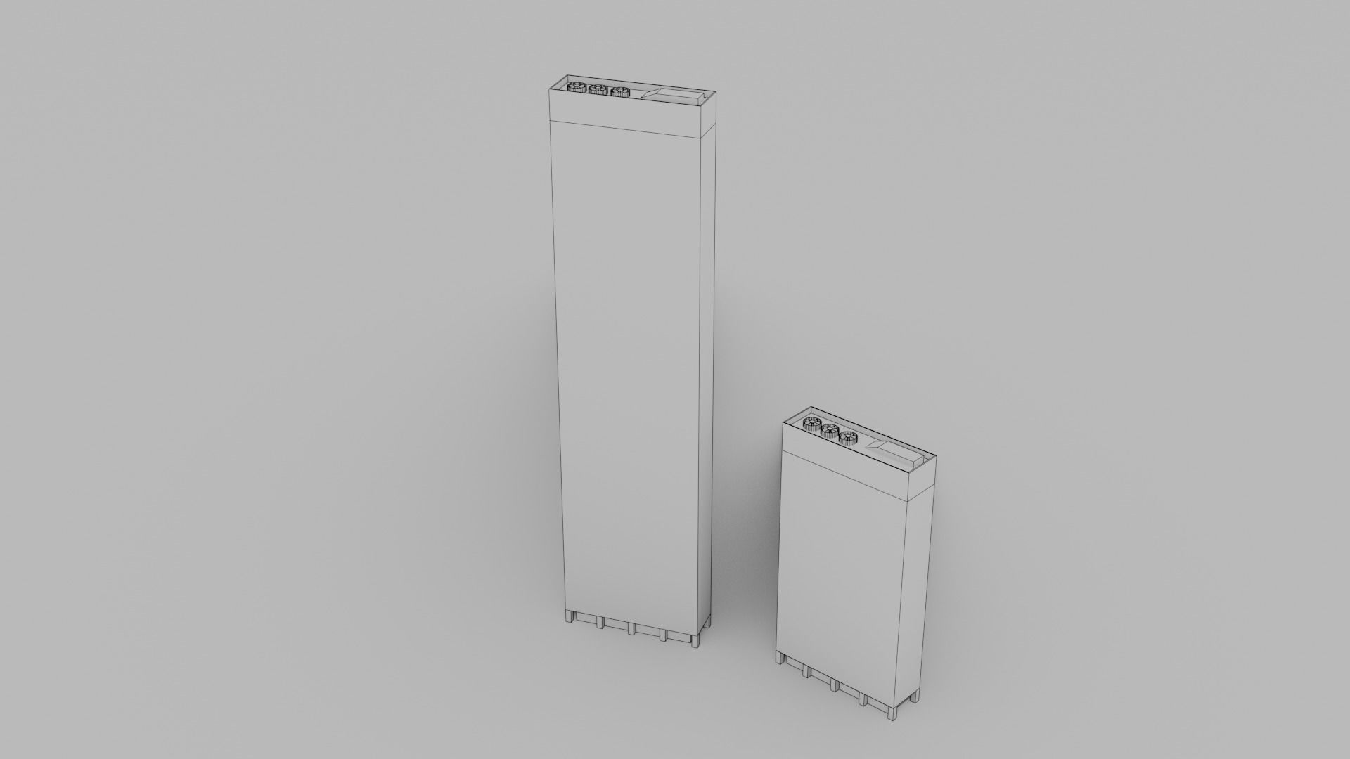 Low Poly Buildings Pack Vol-1 - Game Ready - PBR Low-poly 3D model_13