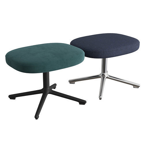 Era Footstool X-Base 3D model