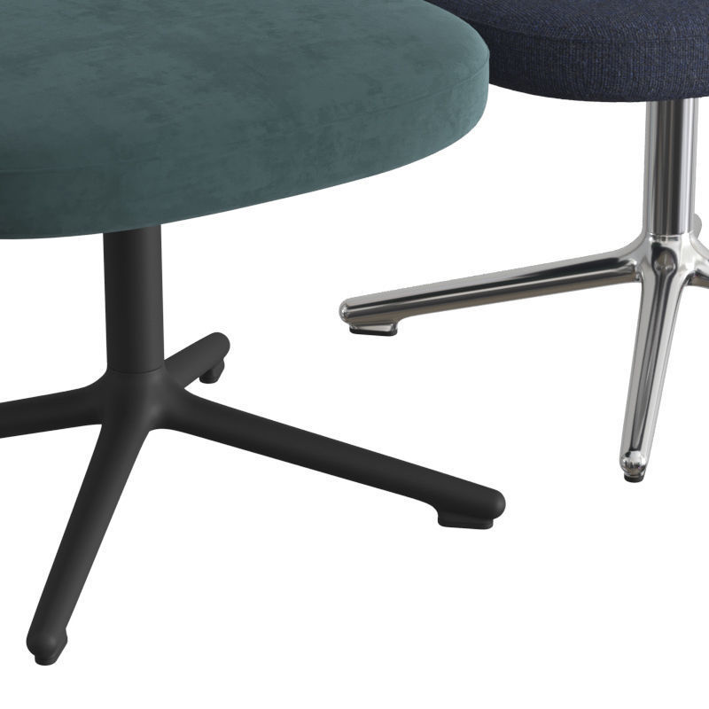 Era Footstool X-Base 3D model_3