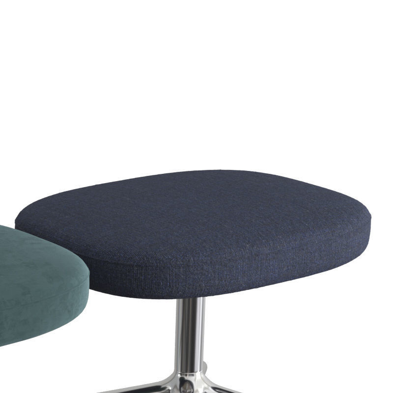 Era Footstool X-Base 3D model_2