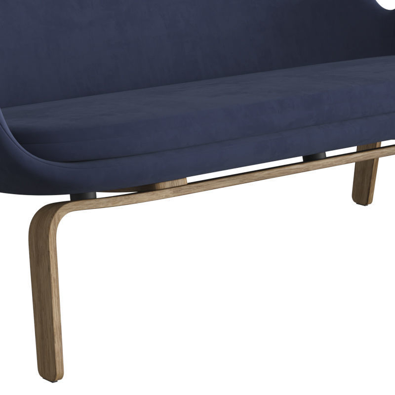 Era Wood Sofa 3D model_3