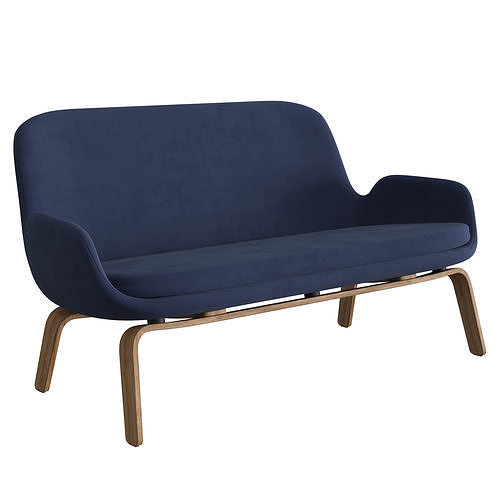 Era Wood Sofa 3D model