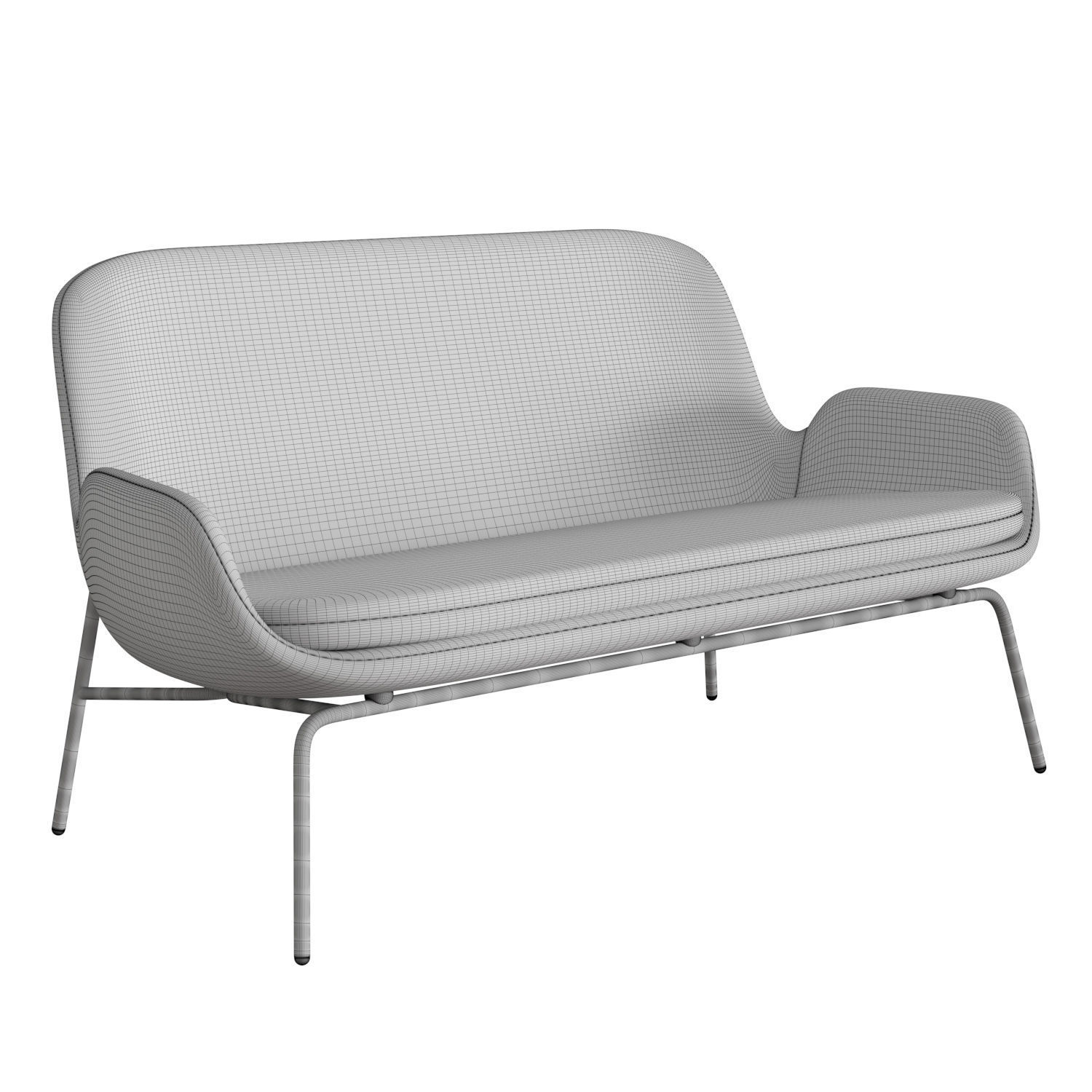 Era Steel Sofa 3D model_4