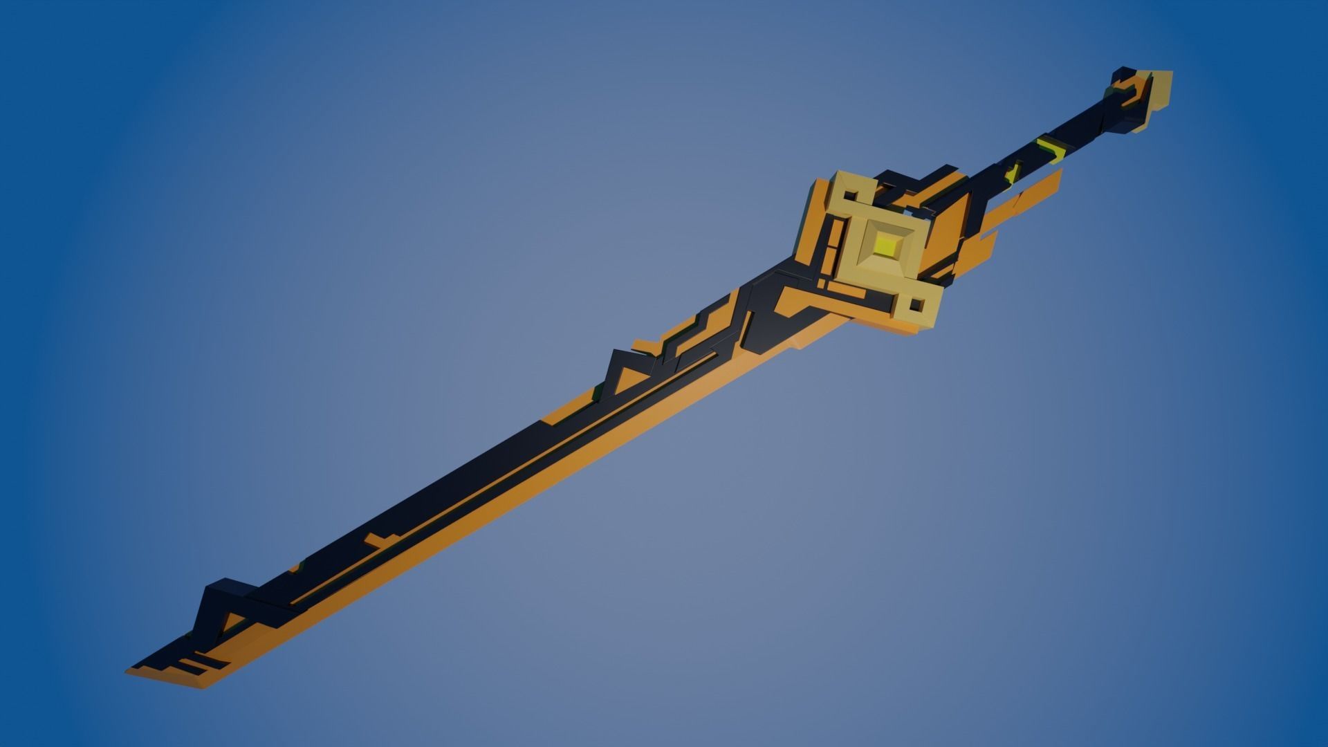 Summit Shaper Genshin Impact 3D model 3D printable CGTrader