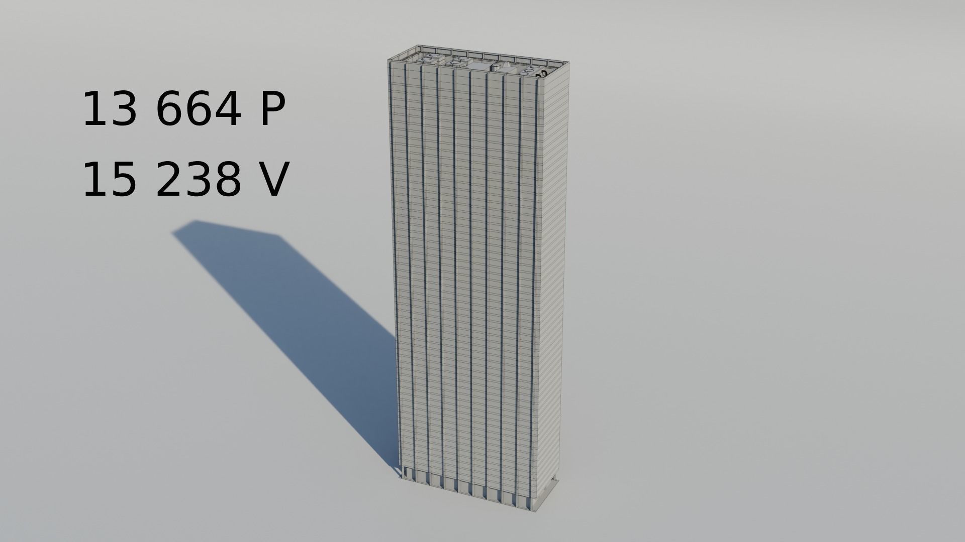NYC One Chase Manhattan Plaza Low-poly 3D model_5