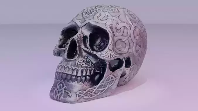 Celtic skull 01