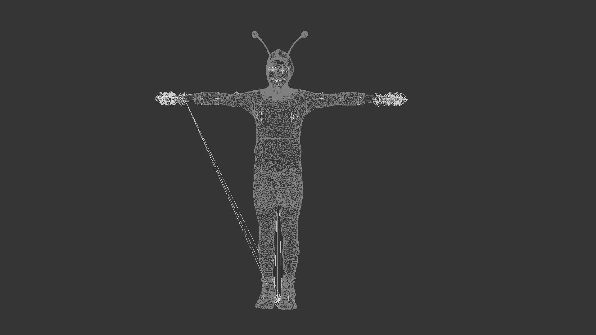 El Chapulin Clorado Low-poly 3D model_6