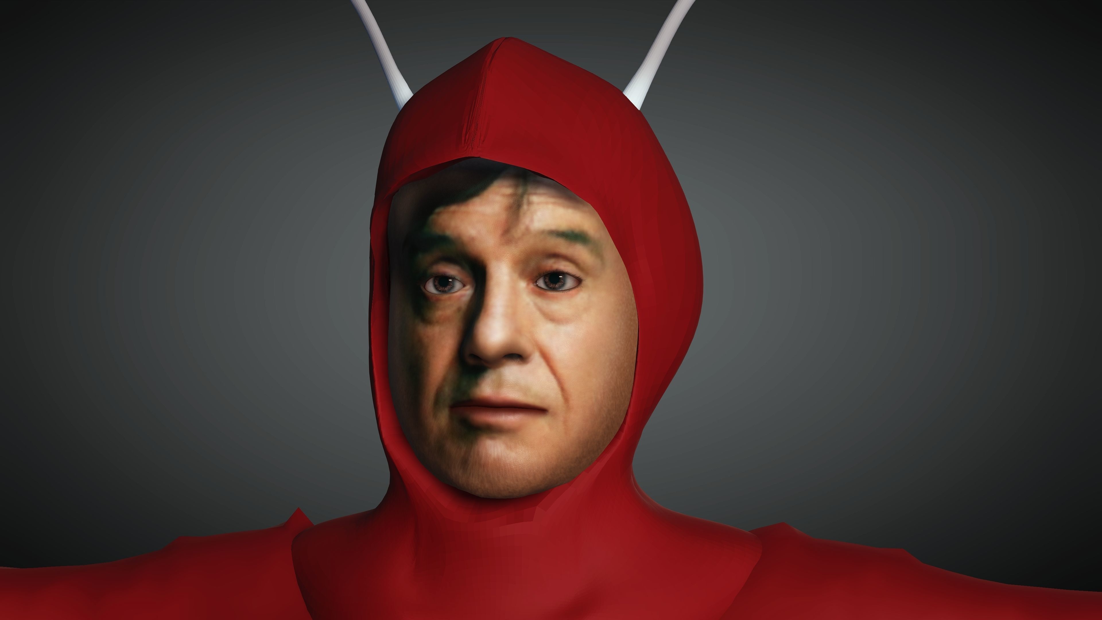 El Chapulin Clorado Low-poly 3D model_1