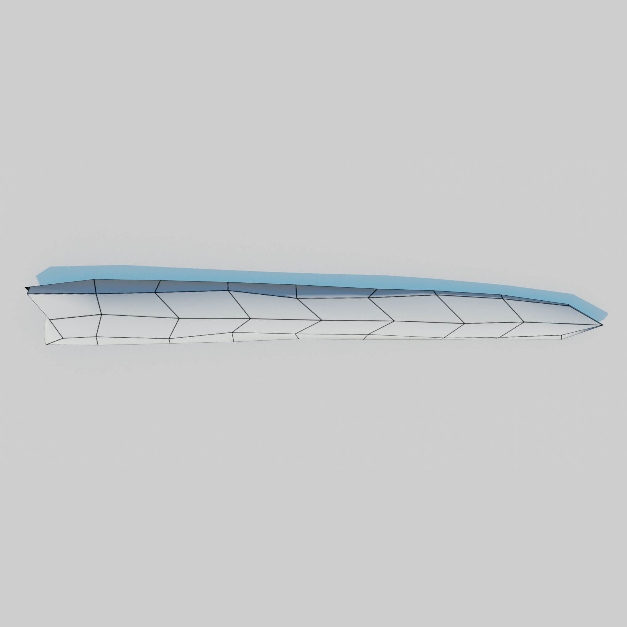 Rotten Beams Boards Poles Pack Low-poly 3D model_27