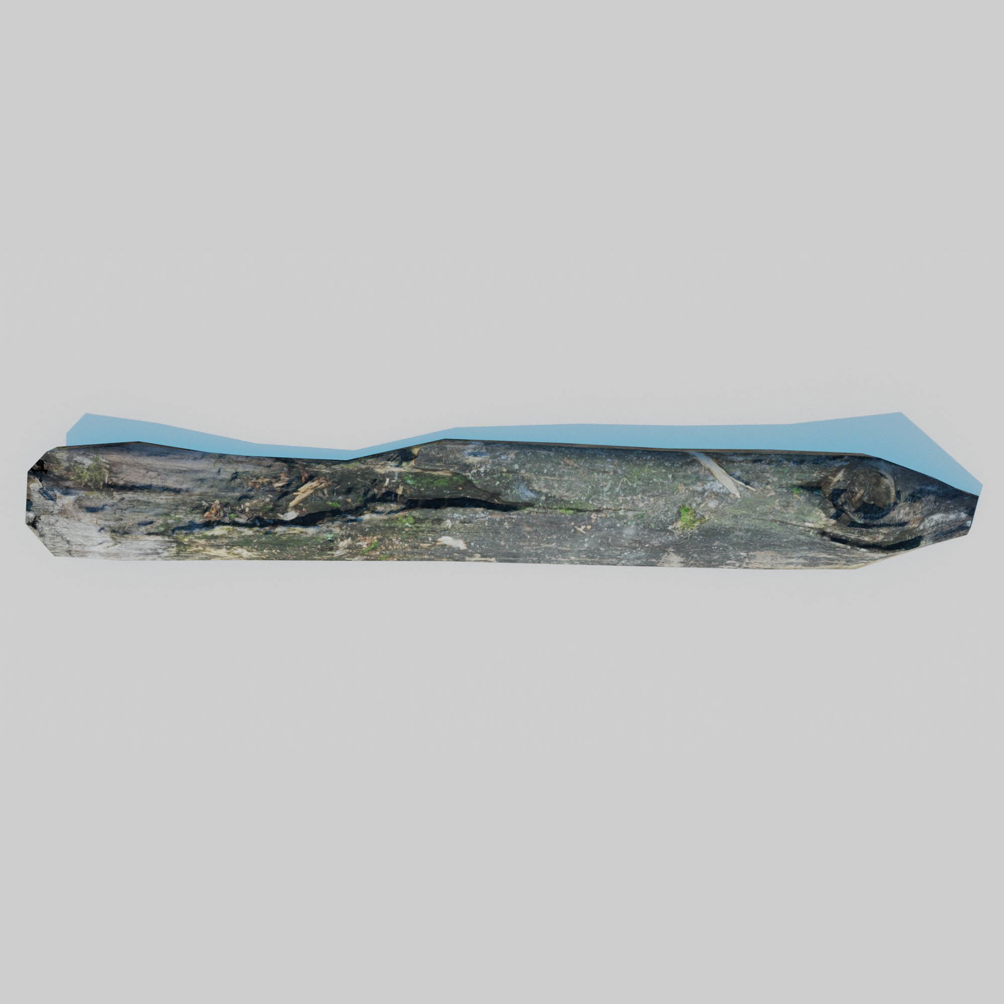 Rotten Beams Boards Poles Pack Low-poly 3D model_24