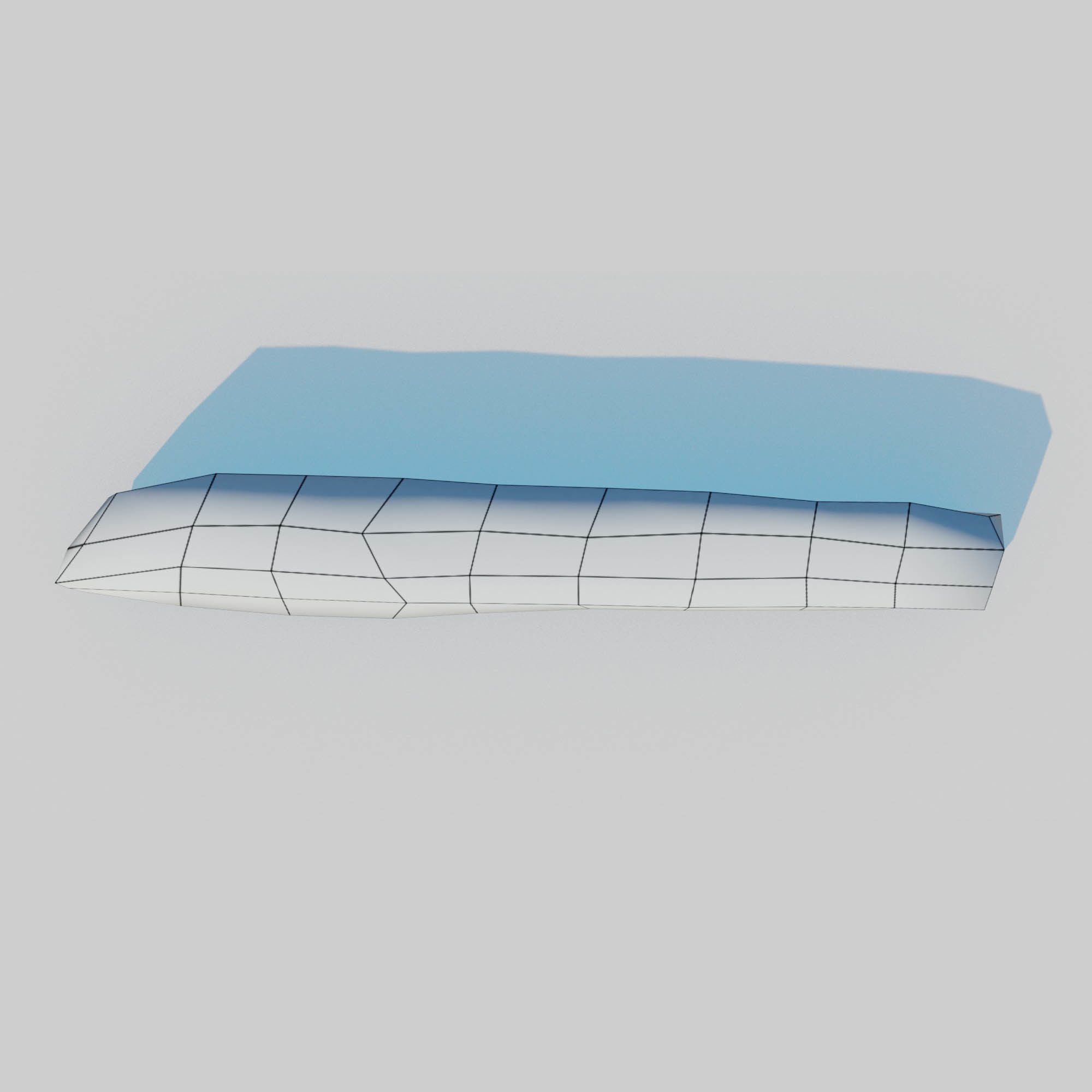 Rotten Beams Boards Poles Pack Low-poly 3D model_39