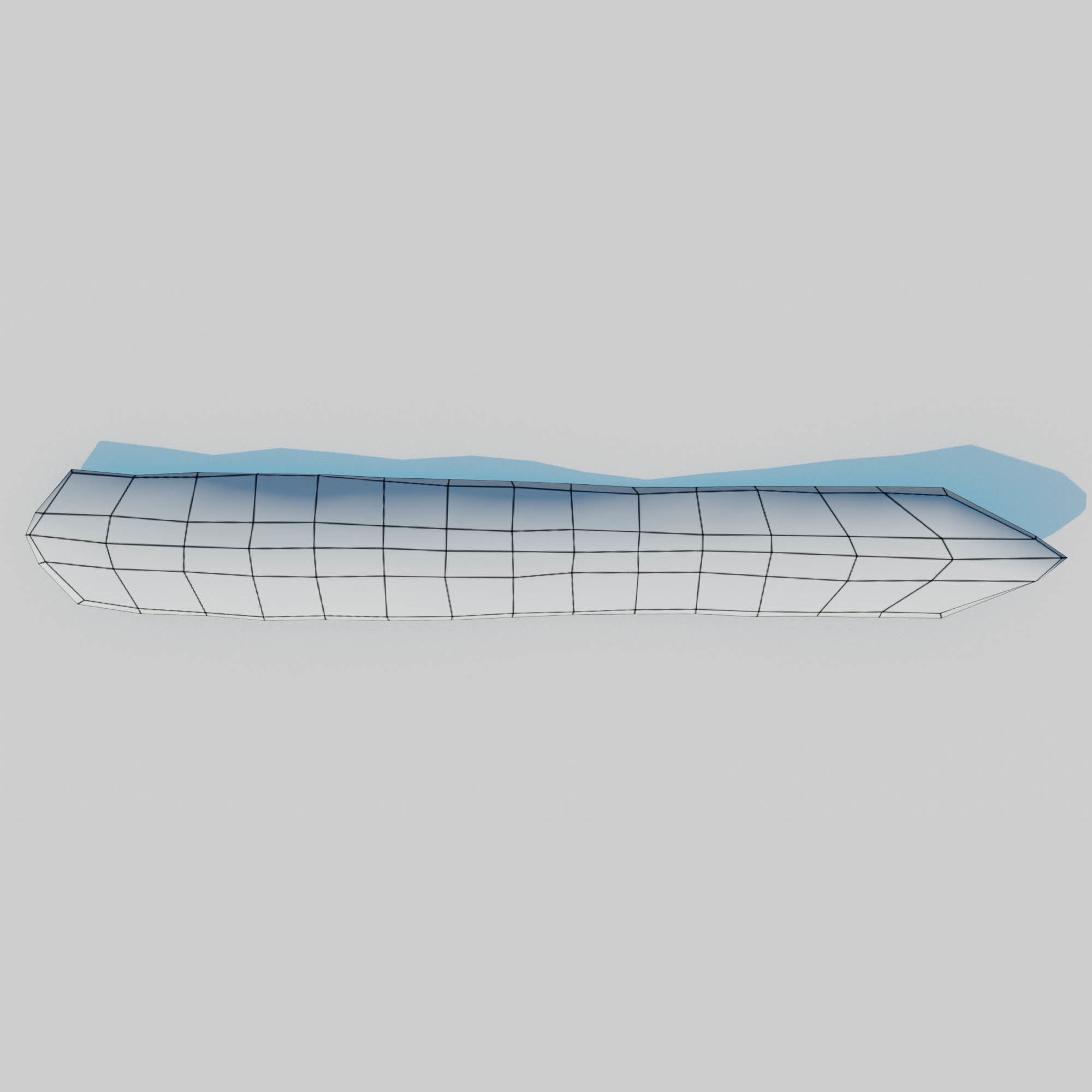Rotten Beams Boards Poles Pack Low-poly 3D model_23