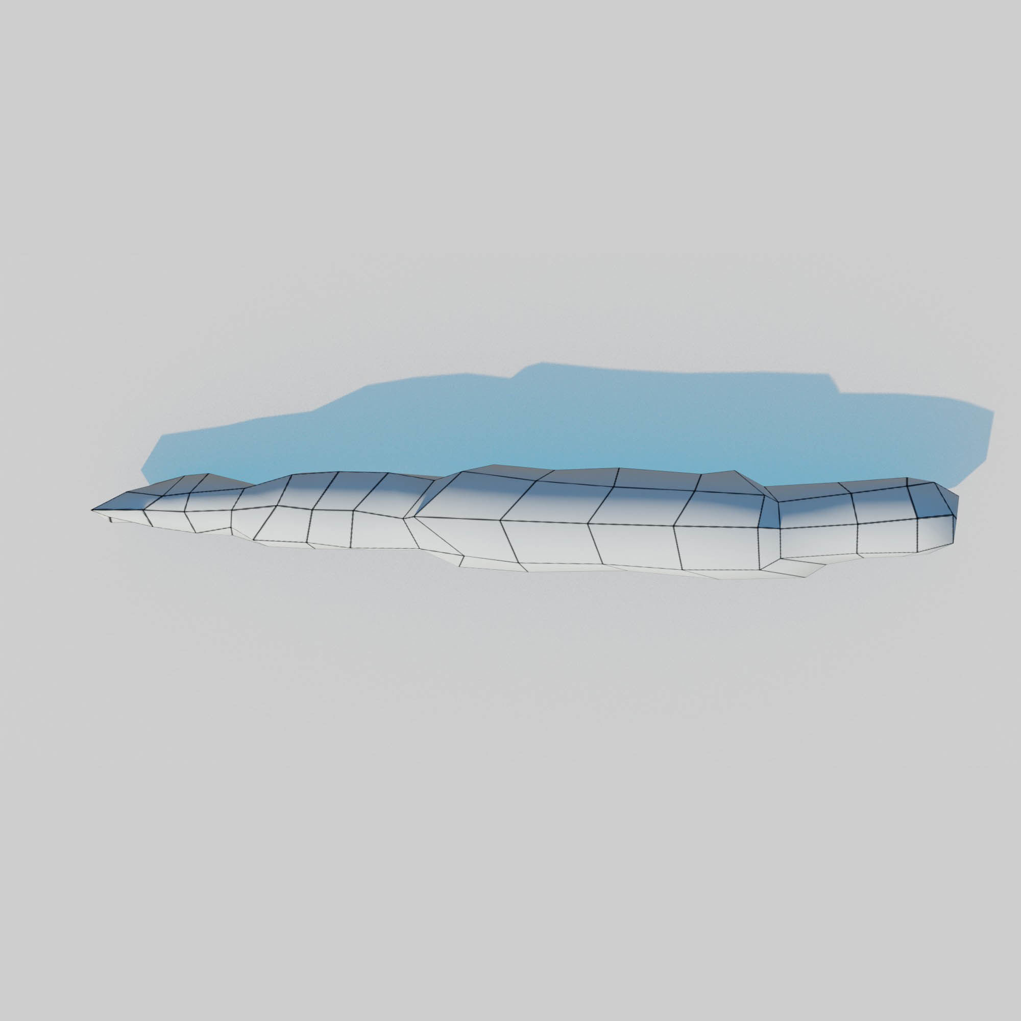 Rotten Beams Boards Poles Pack Low-poly 3D model_41