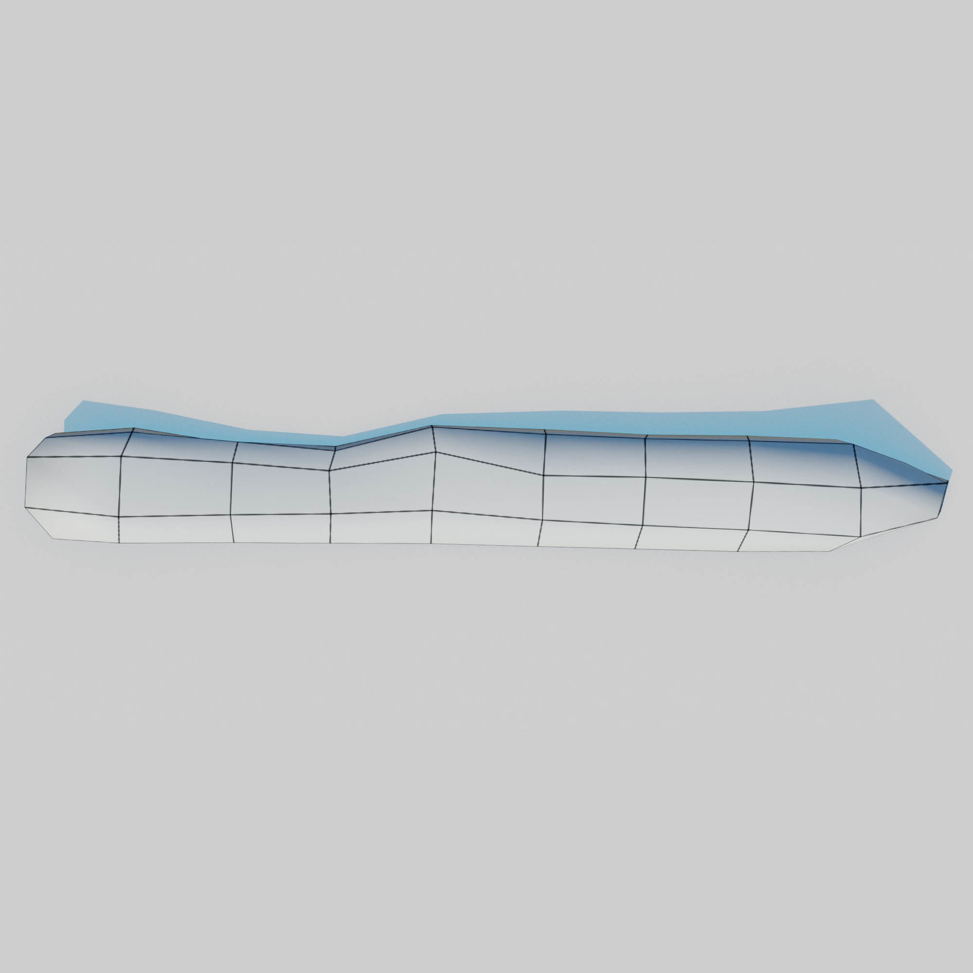 Rotten Beams Boards Poles Pack Low-poly 3D model_25