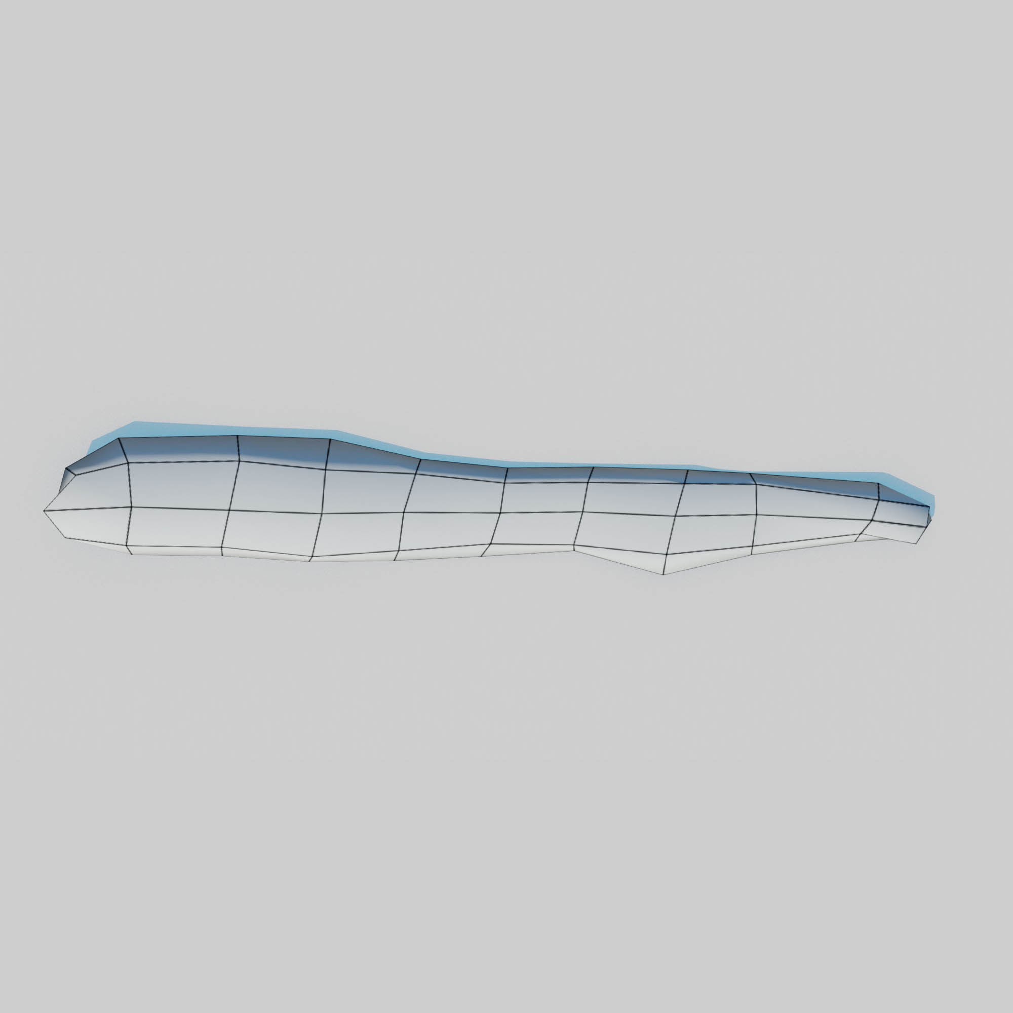 Rotten Beams Boards Poles Pack Low-poly 3D model_31