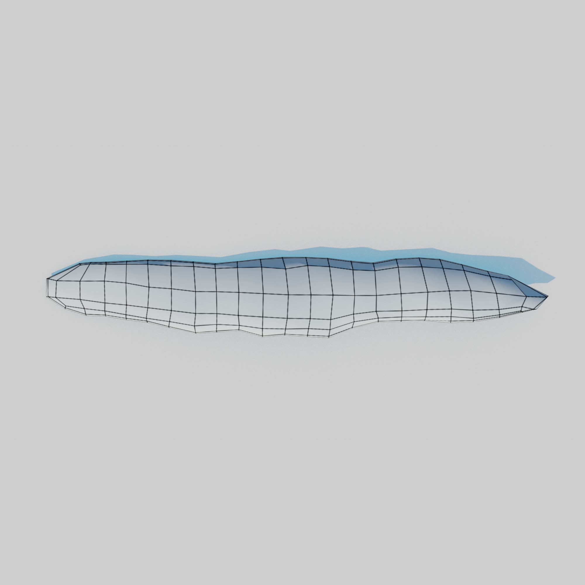 Rotten Beams Boards Poles Pack Low-poly 3D model_21