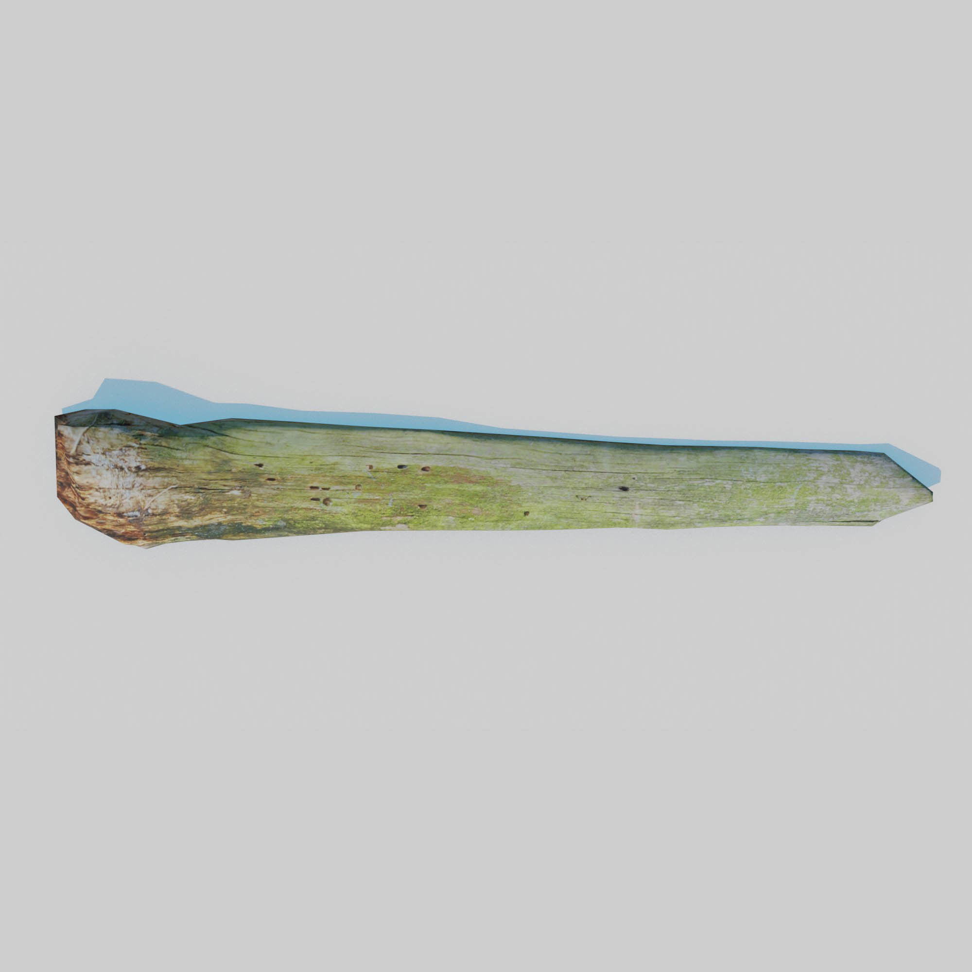 Rotten Beams Boards Poles Pack Low-poly 3D model_18