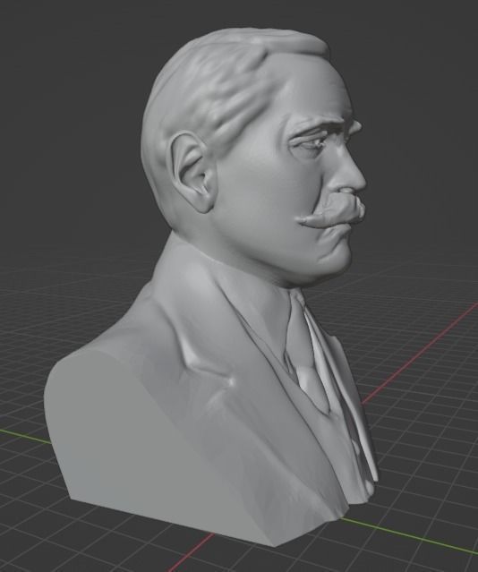 Arthur Conan Doyle 3D print model_20