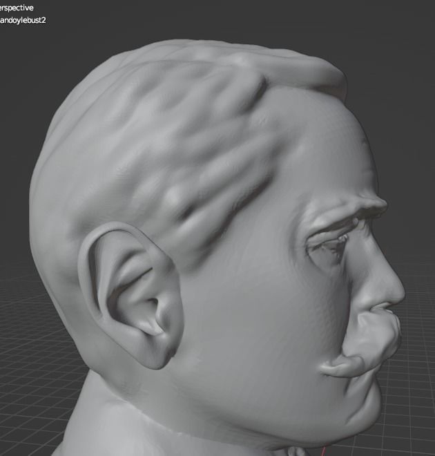 Arthur Conan Doyle 3D print model_24