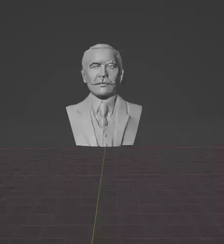 Arthur Conan Doyle 3D print model