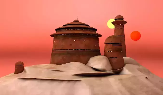 Jabba the Hutt Palace FBX Version