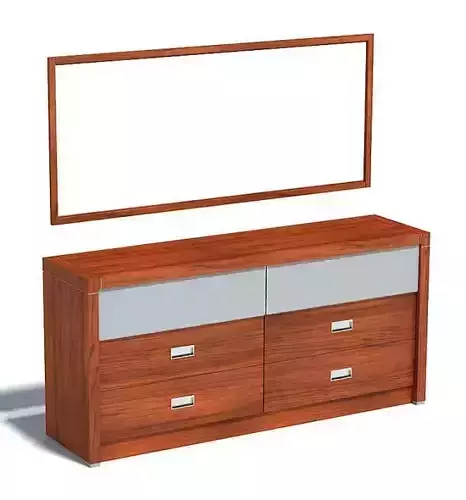 Wooden Two Tone Dresser
