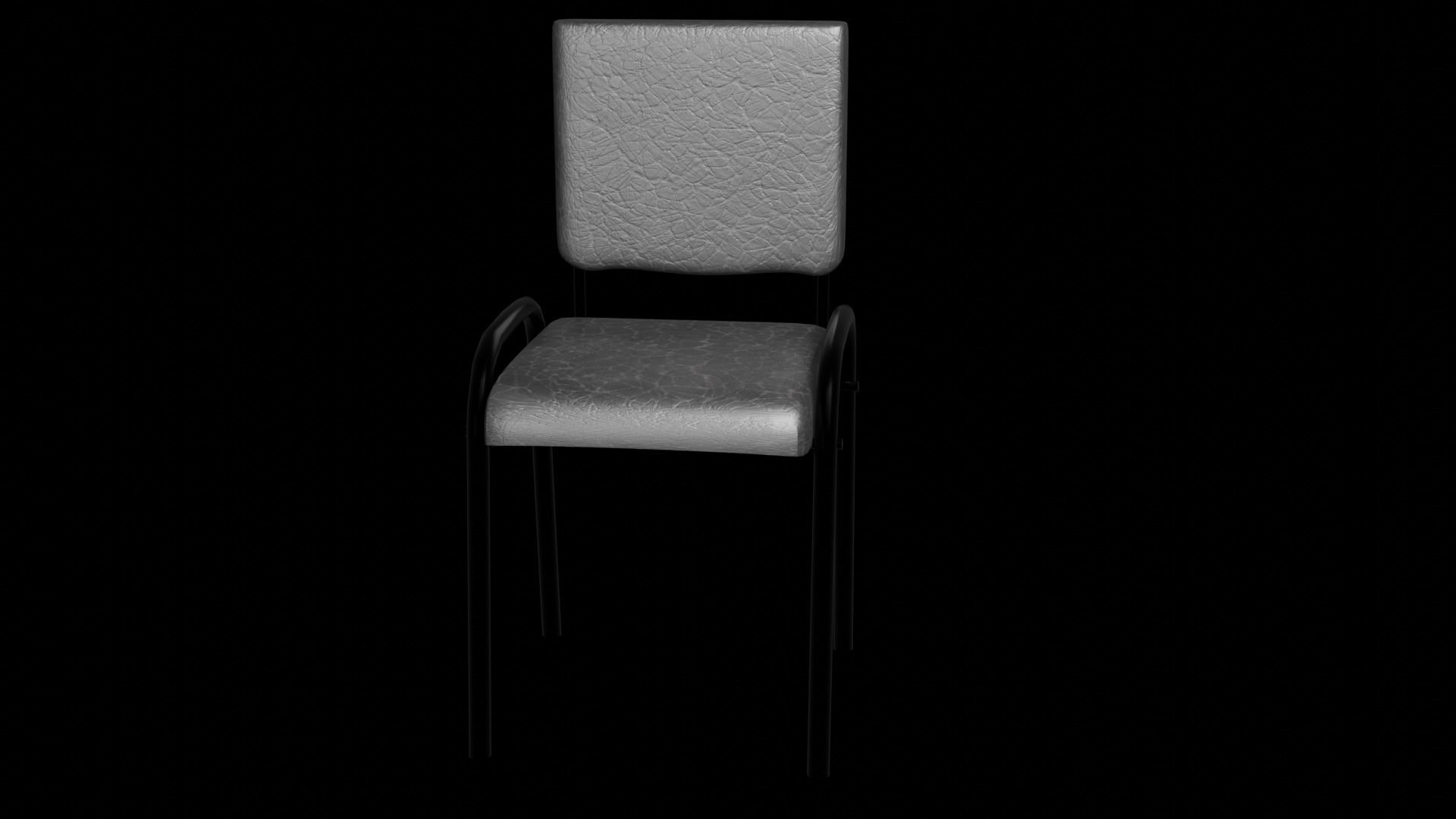 Wooden Office 3D model_11