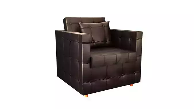Armchair leather chair