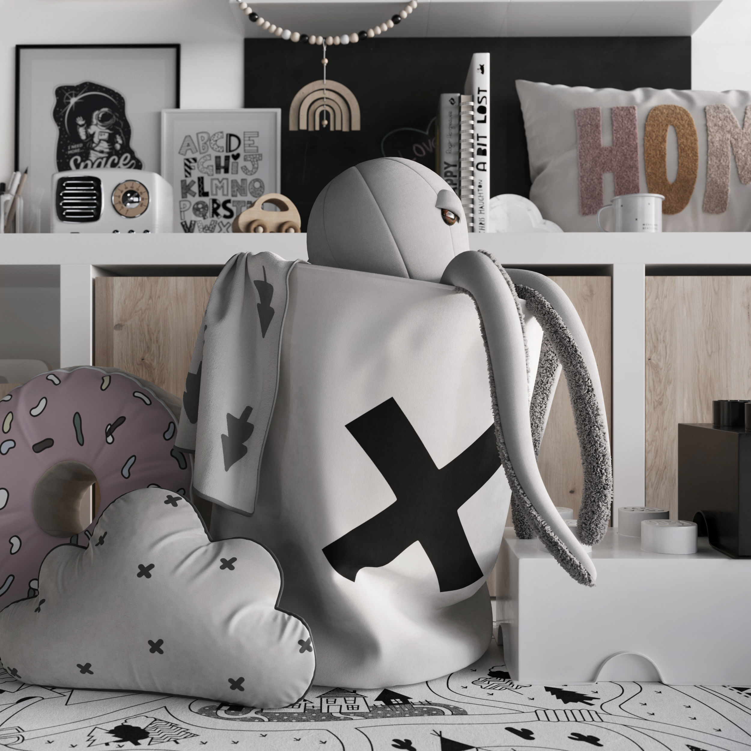 Chidren Set 1 3D model 3D model_2