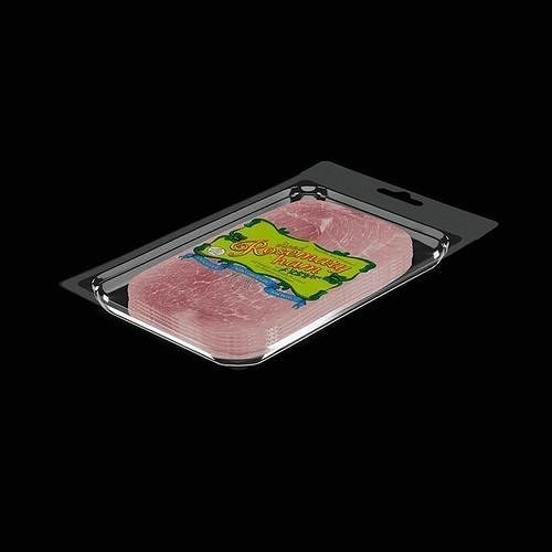 Sliced Ham 3D model 4