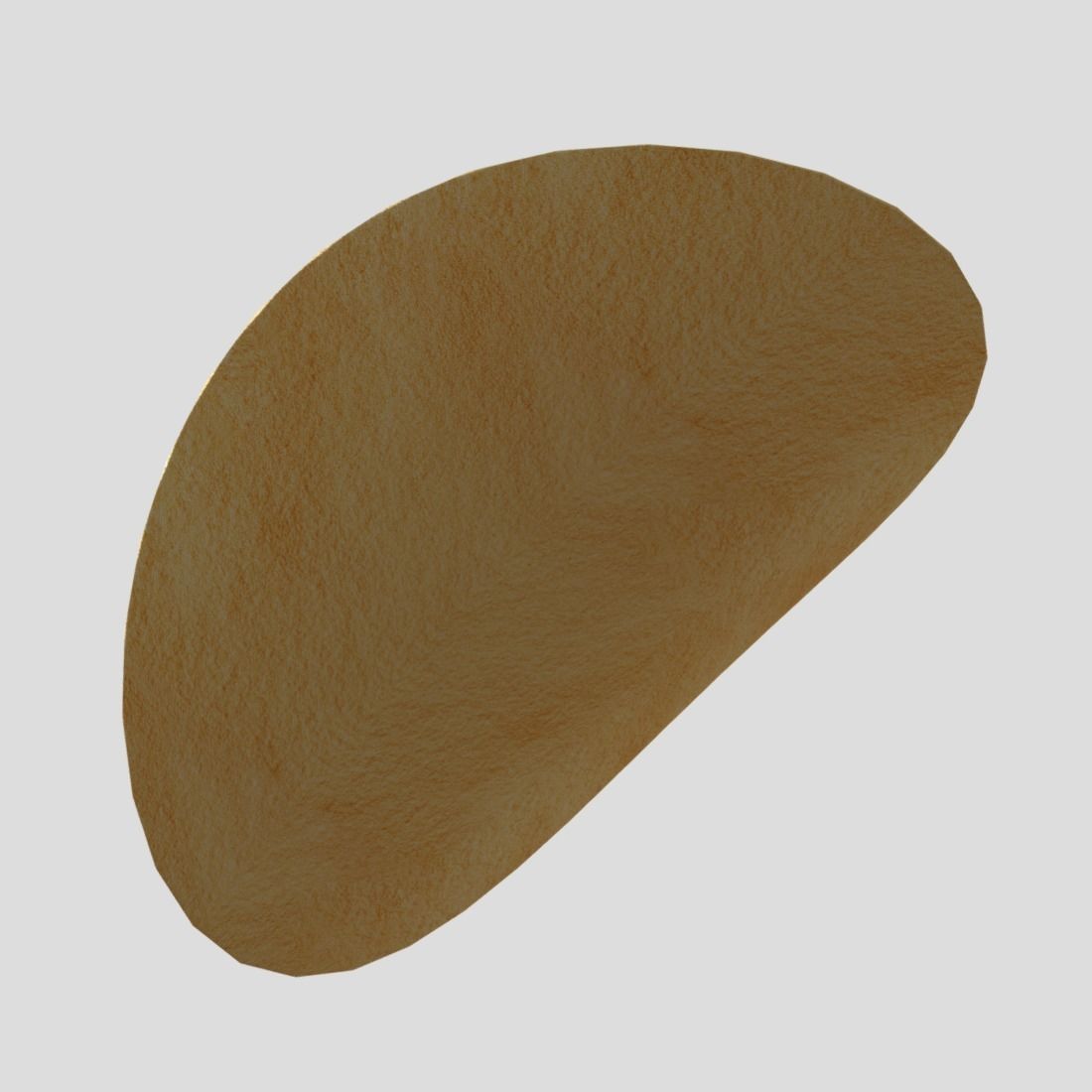 Potato Chip Low-poly 3D model_9