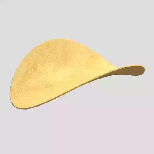 Potato Chip Low-poly 3D model