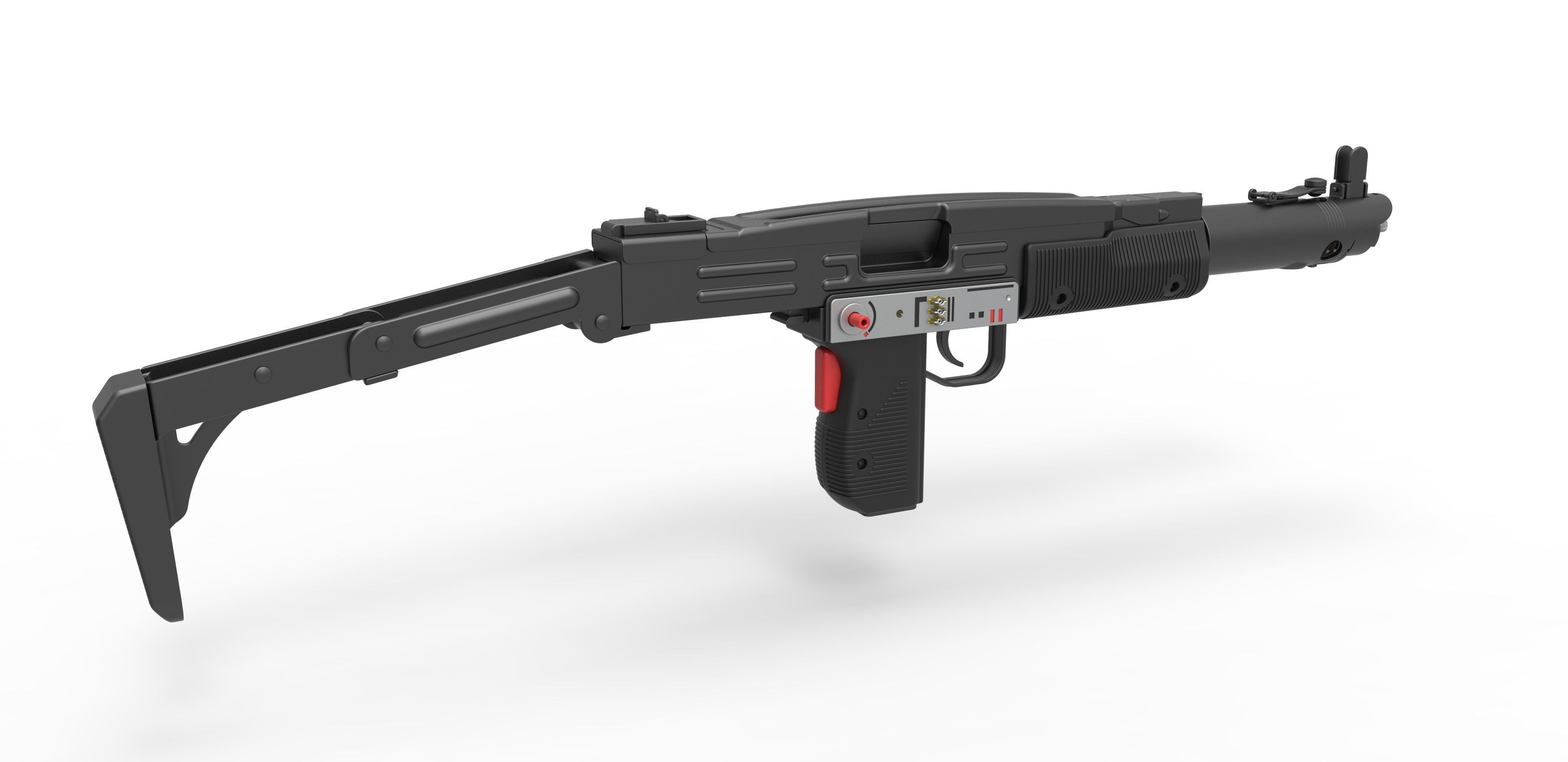 Prototype blaster of Boba Fett 1978 3D model_12