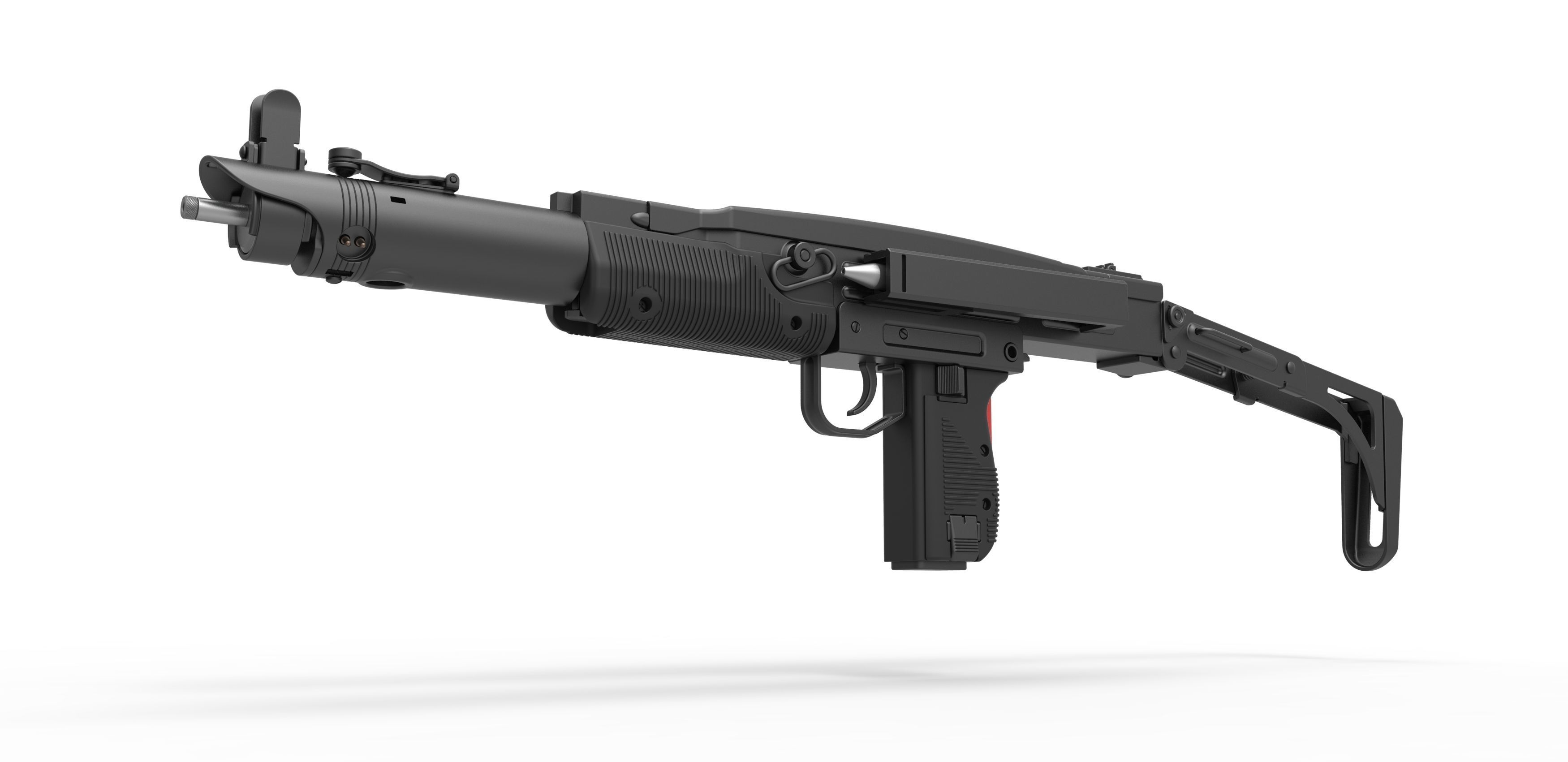 Prototype blaster of Boba Fett 1978 3D model_2