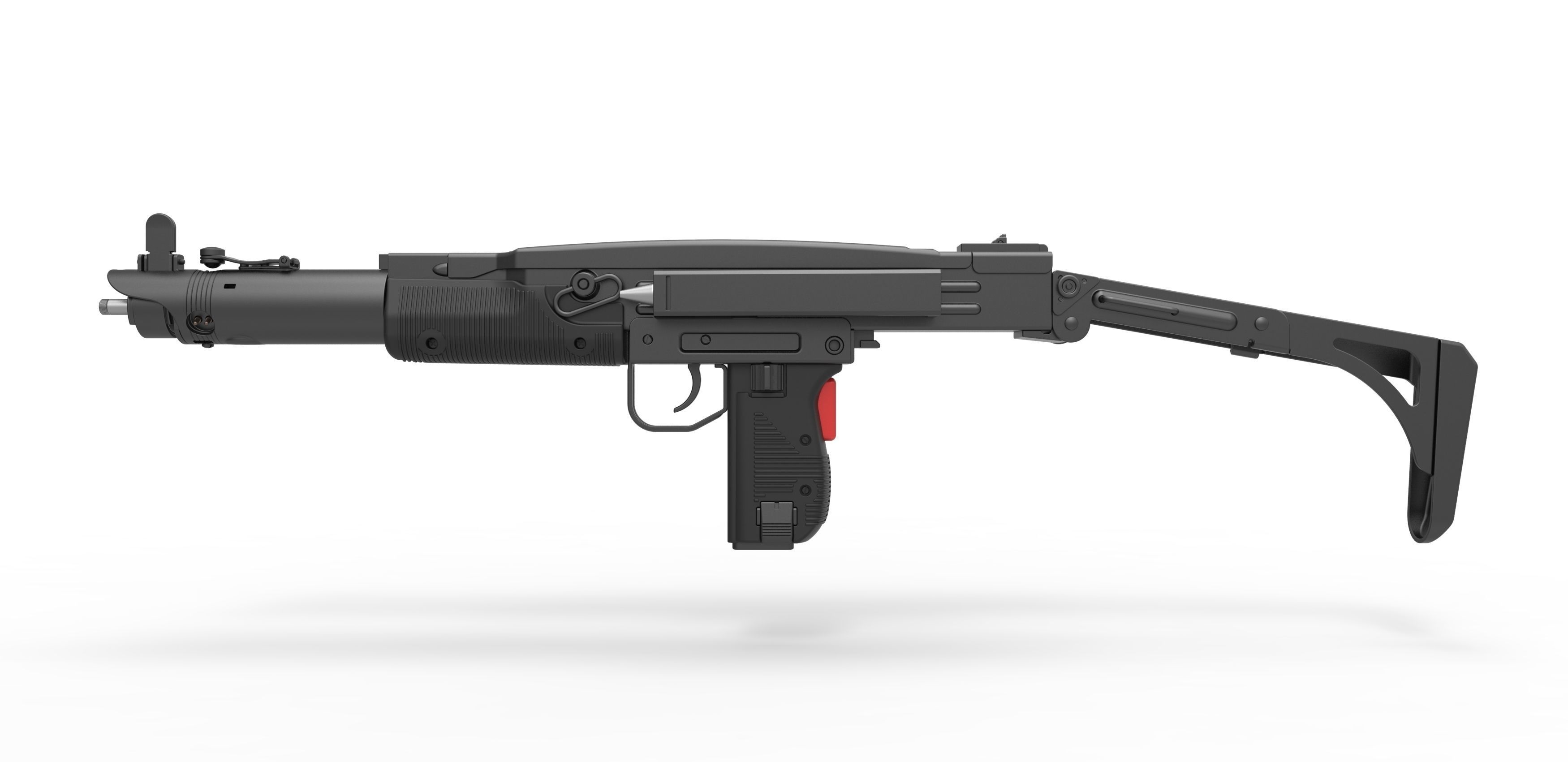 Prototype blaster of Boba Fett 1978 3D model_6