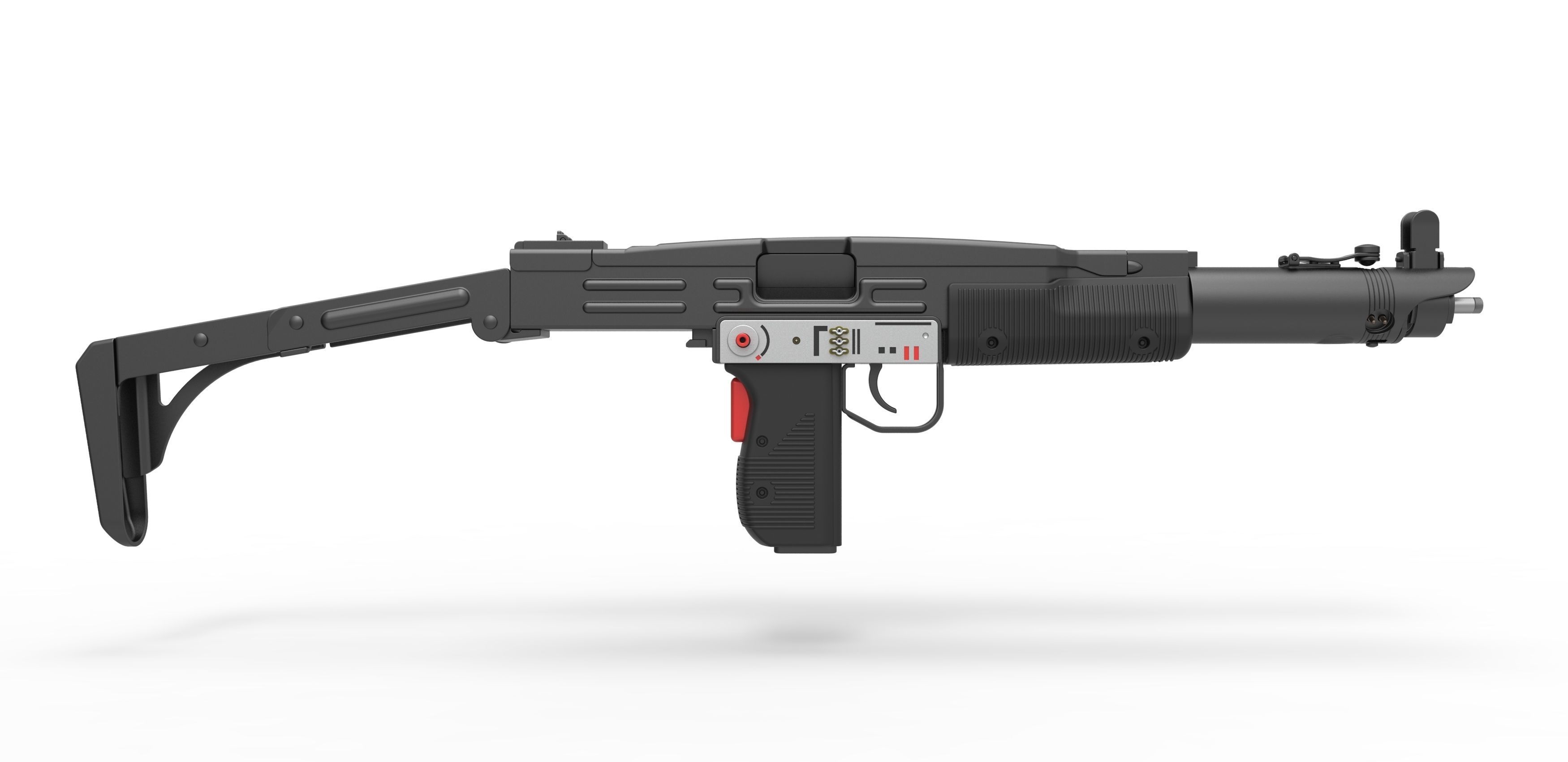Prototype blaster of Boba Fett 1978 3D model_13