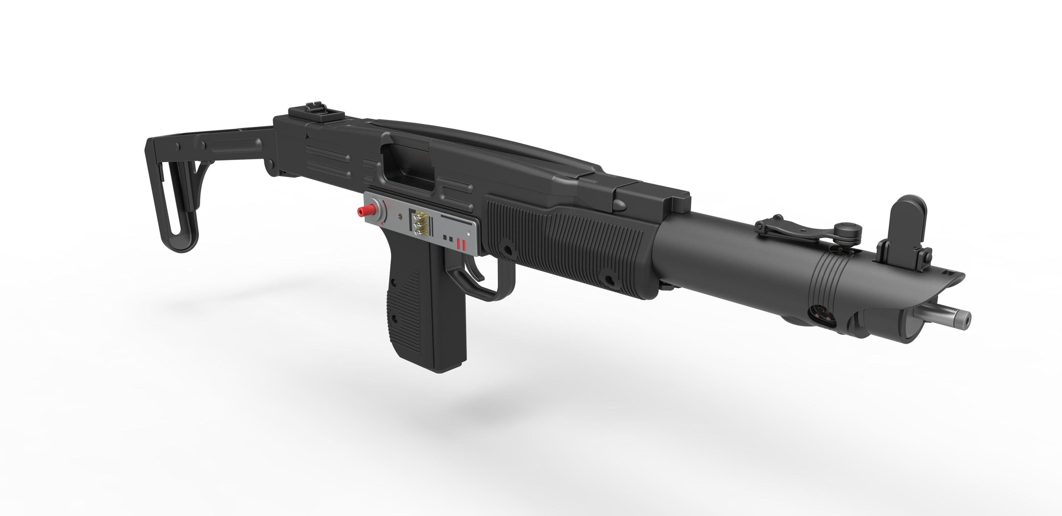 Prototype blaster of Boba Fett 1978 3D model_14