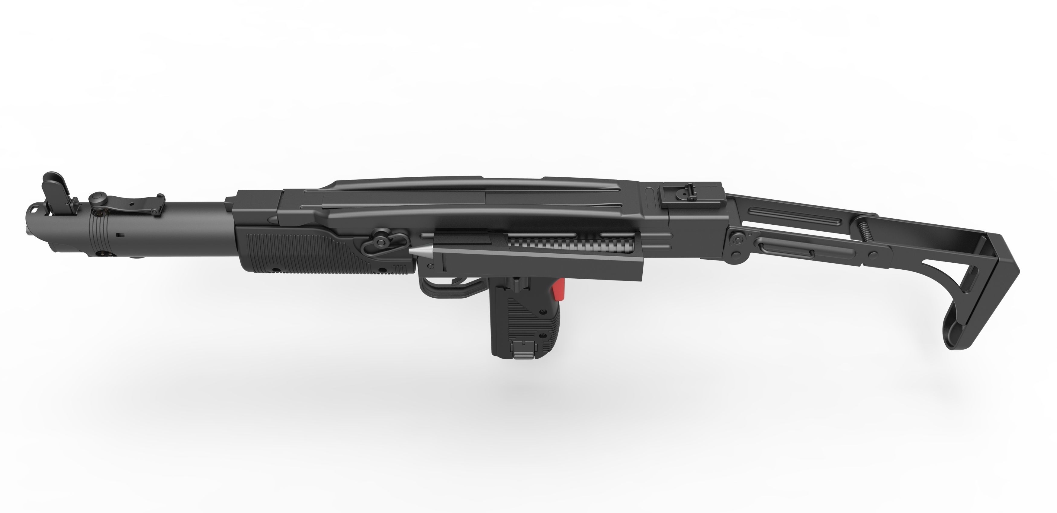 Prototype blaster of Boba Fett 1978 3D model_7