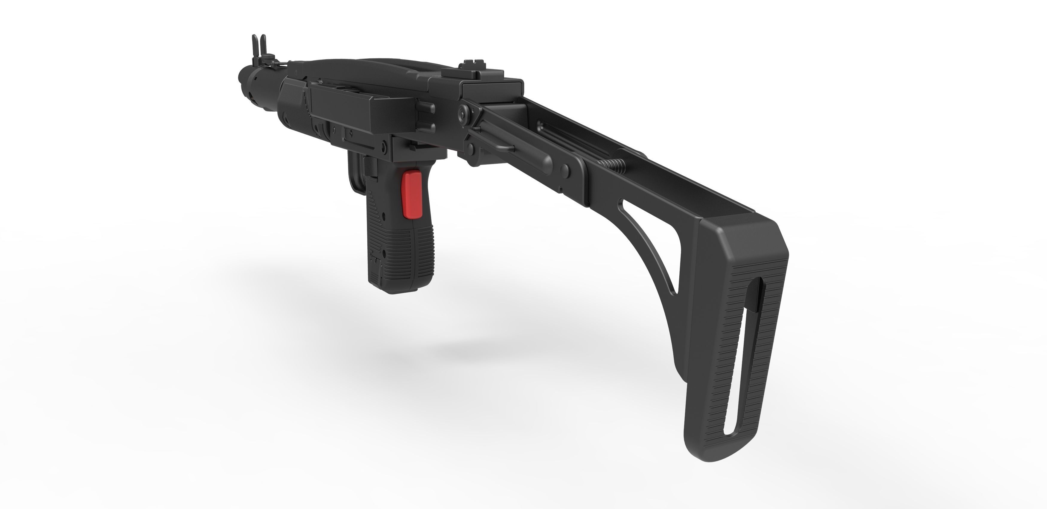 Prototype blaster of Boba Fett 1978 3D model_10