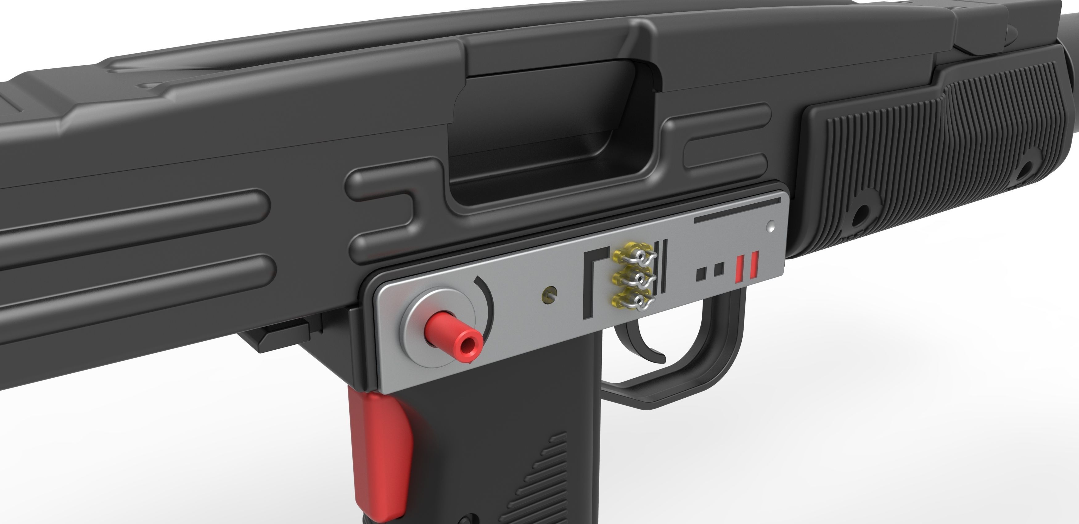 Prototype blaster of Boba Fett 1978 3D model_15